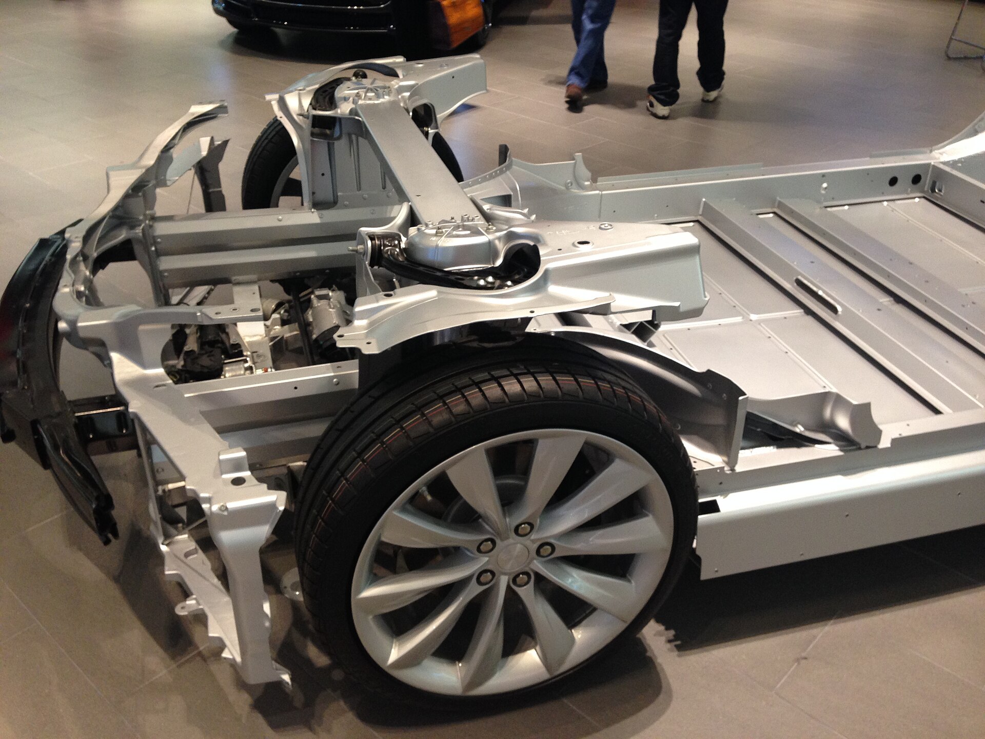 Tesla Model S front subframe
